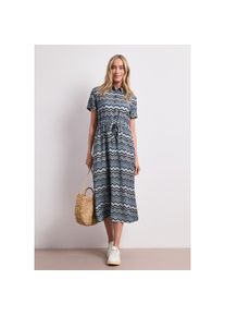Street One, Unisex, Street One Midikleid Eingrifftaschen Sommerkleid mit Zick-Zack-Muster, frozen wave, 42, N-Gr, Kleid f&uuml;r Unisex von Street One