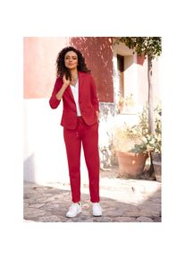 Inspirationen, Unisex, Jerseyblazer &raquo;Jersey-Blazer&laquo;, rot, 48, mit Viskose (ECOVERO)