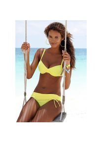 Buffalo, Unisex, Bikini-Hose &raquo;Happy&laquo; mit Umschlagbund, gelb, 38, N-Gr, Mit Umschlagbund