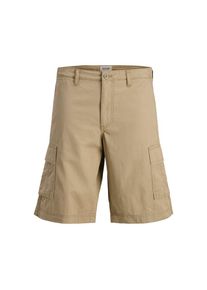 Jack & Jones PlusSize Jack & Jones Plussize, Unisex, Jack & Jones PlusSize Cargoshorts &raquo;JPSTCOLE MATTY CARGO SHORT MID PLS&laquo;, crockery, 46 (6XL), N-Gr, Praktische Cargo 
