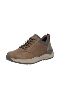 Rieker, Unisex, Sneaker Schn&uuml;rschuh, Halbschuh, Freizeitschuh mit herausnehmbarer Soft-Einlage, braun, taupe, 40, Trendiger Schn&uuml;rer mit markanter 