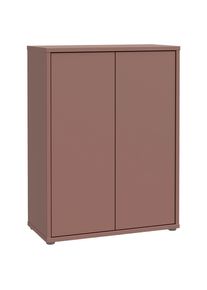 Xora Schuhschrank , Terracotta , Kunststoff , 4 F&auml;cher , 74.5x99.1x34.9 cm , Typenauswahl, stehend , Garderobe, Schuhaufbewahrung, Schuhschr&auml;nke
