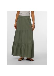 V&eacute;ro Moda Vero Moda, Unisex, Maxirock &raquo;VMDICTHE HW MAXI SKIRT WVN GA&laquo; Baumwolle, laurel wreath, S (36), Maxirock von Vero Moda
