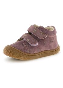 Naturino, Unisex, Lauflernschuh &raquo;Cocoon Wide&laquo; Barfussschuh, Klettschuh in weiter Form, Gr&ouml;ssenschablone zum Download, pflaume, 26, Bequeme Halbschuhe 