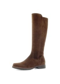Gabor, Unisex, Stiefel , Blockabsatz, Langschaftstiefel mit dezenten Ziern&auml;hten, braun, 37, Normalschaft, Langschaftstiefel in klassischer Form