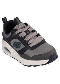 Skechers, Unisex, Sneaker &raquo;UNO - RETRO GROOVE&laquo; Freizeitschuh mit Memory Foam, Gr&ouml;ssenschablone zum Download, braun, schwarz, 31, Skechers Sneaker mit 