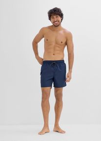 Badeshorts mit Cargotasche in blau, Gr&ouml;sse 56/58 (XL), bonprix