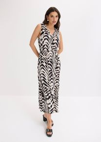 Jerseykleid aus softem Viskose-Mix in beige, Gr&ouml;sse 48/50 (XL), bonprix