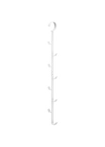 Taschenhalter , Weiss , Metall , 6x54x5 cm , Garderobe, Kleiderb&uuml;gel