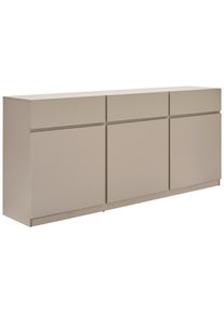 Mid.you Sideboard , Beige , Holzwerkstoff , 3 F&auml;cher , 3 Schublade(n) Schubladen , 179.9x82.4x40 cm , FSC , stehend , Kleinm&ouml;bel, Kommoden, Sideboards