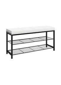 Vcm, Vcm Schuhregal &raquo;Taliro 90 x 48 cm&laquo;, schwarz, wei&szlig;, B/H/T: 90 cm x 48 cm x 30 cm