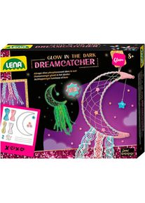 LENA, Kreativset &raquo;Dreamcatcher Glow in the dark&laquo;, bunt, Kunststoff, Metall