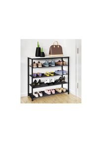 Vcm, Vcm Schuhregal &raquo;Taliro 90 x 87 cm&laquo;, schwarz, wei&szlig;, B/H/T: 90 cm x 87 cm x 30 cm