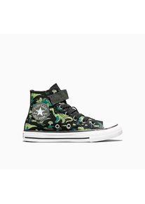 Converse, Unisex, Sneaker &raquo;CHUCK TAYLOR ALL STAR EASY-ON DINO&laquo;, schwarz, wei&szlig;, neon mantis, 30, Modischer Sneaker von Converse mit Schnellverschluss