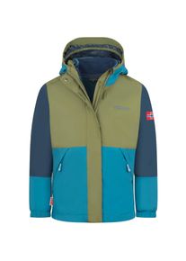 Trollkids Kjerag 3in1 Doppeljacke Kinder - Gr&ouml;&szlig;e 128 - gr&uuml;n