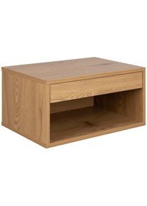 Mid.you Nachttisch , Eichefarben , Holzwerkstoff , 1 Schublade(n) Schubladen , 50x24.3x35 cm , Reach , h&auml;ngend , Schlafzimmer, Nachttische
