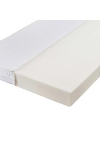 CARRYHOME Wendematratze , Weiss , Textil , H2 , F&uuml;llung: Komfortschaum , rechteckig , 90x200 cm , Bezug abnehmbar/waschbar, wendbar , Schlafzimmer, Matratzen, Matratzen