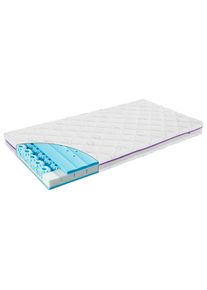 Tr&auml;umeland Tr&auml;umeland Kindermatratze , Weiss , Textil , F&uuml;llung: Vlies , 70x140 cm , Lga, Fkt, Textiles Vertrauen - Oeko-Tex&reg;, Made in Austria, Oeko-Tex&reg; Standard 100 , &Uuml;ber- und Sondergr&ouml;ssen erh&auml;ltlich, Bezug abnehmbar/waschbar, f&uuml;r Hausstauballergiker geeignet, optimale Bel&uuml;ftung, schadstoffgepr&uuml;ft, N&auml;sseschutz, Sicherheits-Trittkanten, Bezug rundum abnehmbar, Baby- und Kleinkindseite , Baby- und Kinderm&ouml;