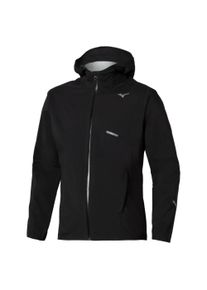 Mizuno Herren Trail Waterproof 20k Hood Jacket schwarz