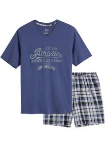 Shorty mit Baumwolle in blau, Gr&ouml;sse 44/46 (S), bonprix