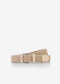 geflochtener Stretch-Herreng&uuml;rtel in beige, Gr&ouml;sse 150, bonprix
