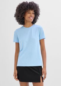 Sport-Shirt mit Baumwolle (2er Pack) schnelltrocknend in schwarz, Gr&ouml;sse 36/38 (S), bonprix