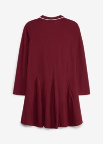 Ausgestelltes Shirtkleid aus reiner Bio-Baumwolle in rot, Gr&ouml;sse 140/146, 100% Baumwolle, bonprix