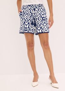 Jersey-Shorts aus softem Viskose-Mix in blau, Gr&ouml;sse 52/54 (XXL), bonprix