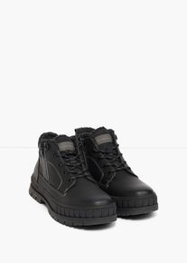Tom Tailor Schn&uuml;rboots mit Profilsohle in schwarz, Gr&ouml;sse 40, bonprix