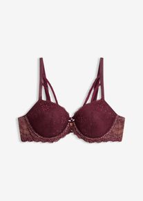 Schalen-BH aus edler Spitze in lila, Gr&ouml;sse 75B, bonprix