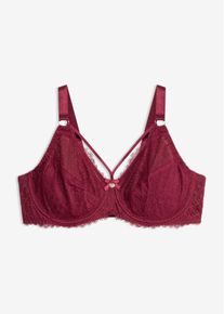 Minimizer-BH mit dekorativen Straps in lila, Gr&ouml;sse 75C, bonprix