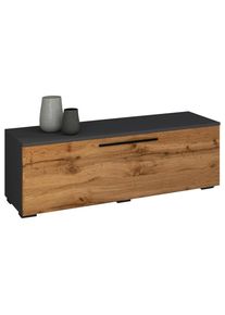 Mid.you Lowboard , Anthrazit , Kunststoff , 115x39x40 cm , stehend , Wohnzimmer, TV M&ouml;bel, Lowboards, Lowboards stehend