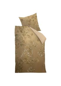 Novel Bettw&auml;scheset , Goldfarben , Textil , 160x210 cm , Heimtextilien, Bettw&auml;sche, Bettw&auml;sche, Satin Bettw&auml;sche