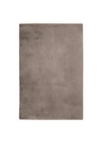 Novel Hochflorteppich , Taupe , Textil , Struktur , quadratisch , 160x230 cm , f&uuml;r Fussbodenheizung geeignet , Teppiche & B&ouml;den, Teppich, Hochflorteppiche & Shaggys