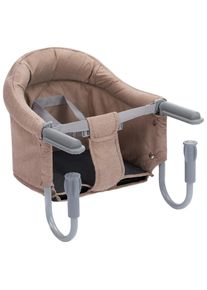 My Baby Lou Tischsitz , Beige , Textil , 38x28.5x58.5 cm , flach zusammenfaltbar , Baby- und Kinderm&ouml;bel, Babyzimmer, Hochstuhl