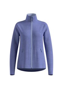 Odlo Damen Grid Fleece Midlayer Full Zip blau