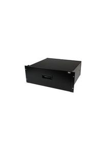 StarTech.com StarTech.com 4UDrawer Series Black Drawer, 4 U, 25kg Load, 352mm x 352 mm - 4UDRAWER