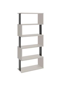 Xora Regal , Anthrazit, Kaschmir , Holzwerkstoff , 70x161x30 cm , Wohnzimmer, Regal, B&uuml;cherregale