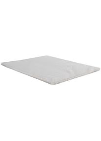 Livetastic Topper , Weiss , Textil , F&uuml;llung: Polyester , 160x200 cm , Oeko-Tex&reg; Standard 100 , Bezug abnehmbar/waschbar, wendbar, atmungsaktiv, mit Gummiband, alternative Gr&ouml;ssen erh&auml;ltlich, Bezug rundum abnehmbar, ohne Klebstoffe , Schlafzimmer, Matratzen, Topper