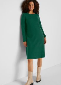 Strickkleid mit recycelter Baumwolle in gr&uuml;n, Gr&ouml;sse 44/46 (L), bonprix