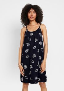 H&auml;nger-Jerseykleid aus Bio-Baumwolle in blau, Gr&ouml;sse 36/38 (S), 100% Baumwolle, bonprix