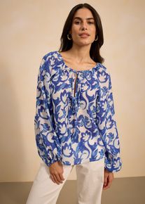 bedruckte Tunikabluse in weiss, Gr&ouml;sse 50, bonprix