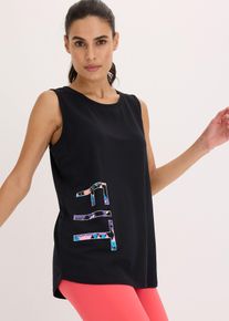 Sport-Top (2er Pack) schnelltrocknend in schwarz, Gr&ouml;sse 44/46 (L), bonprix